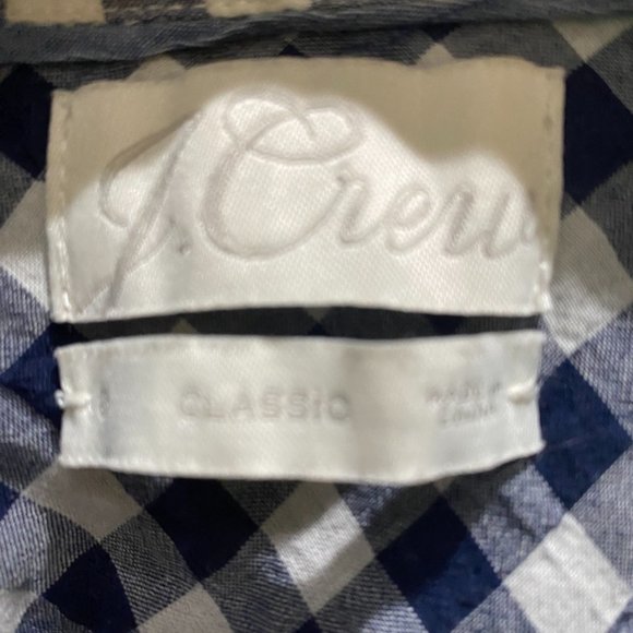 🌟 J. Crew Plaid Boy Fit Button-Down Shirt - Size 8 🌟 - Picture 4 of 6